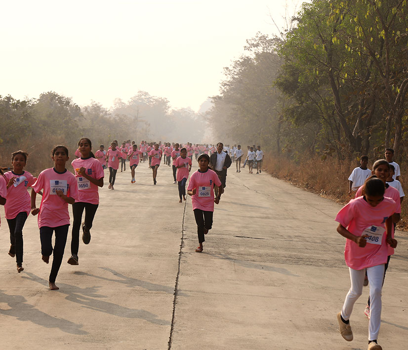 Mukand Limited | Road Race at Shahpur, Maharashtra for Govt. School Students