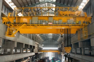 EOT crane in industrial facility