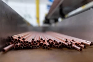 Green steel production at stainless steel pipe manufacturing plant