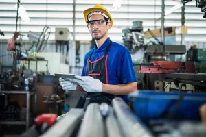 Steel supplier in India at industrial plant